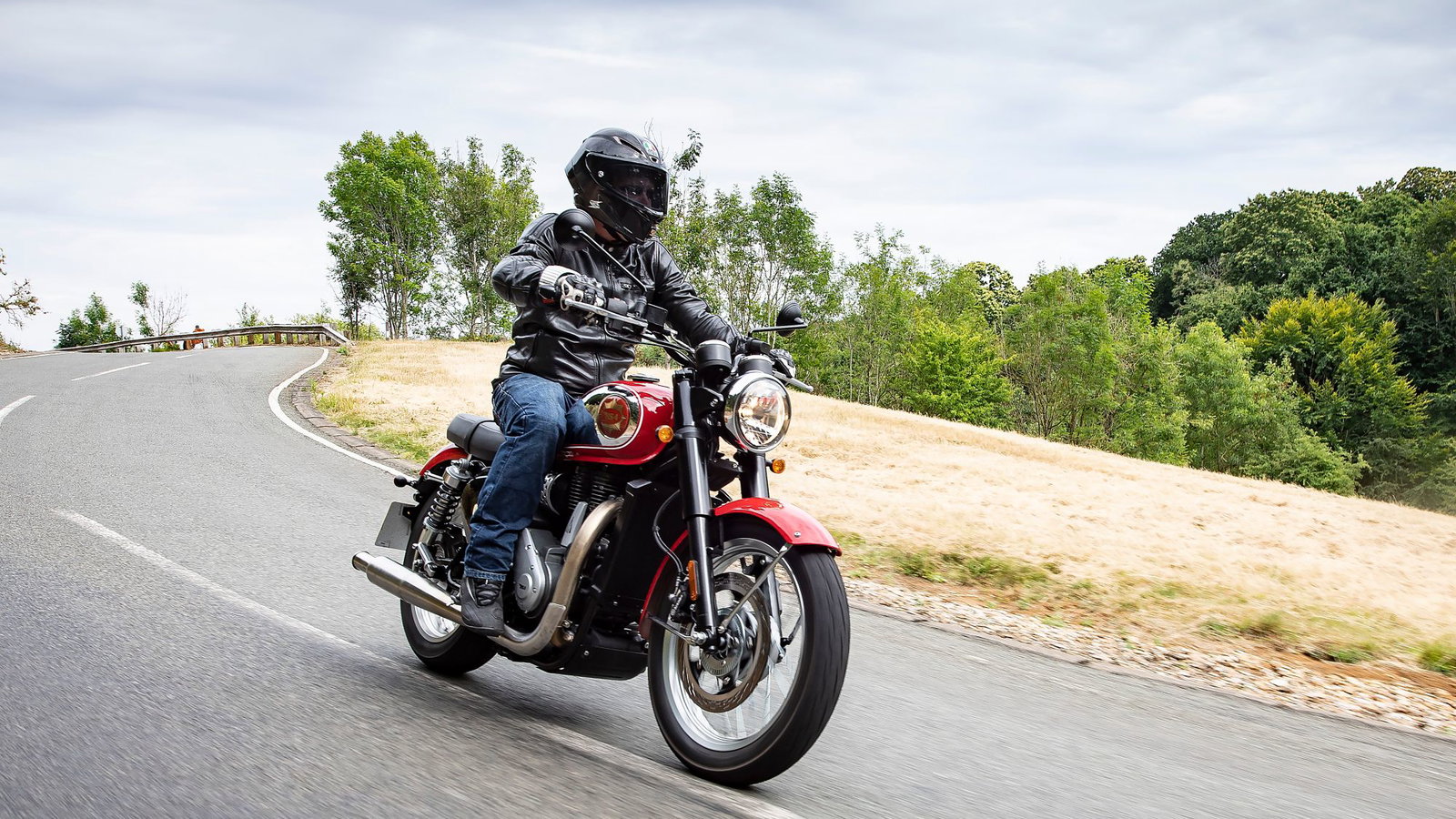 The BSA Gold Star classic styled motorcycle
